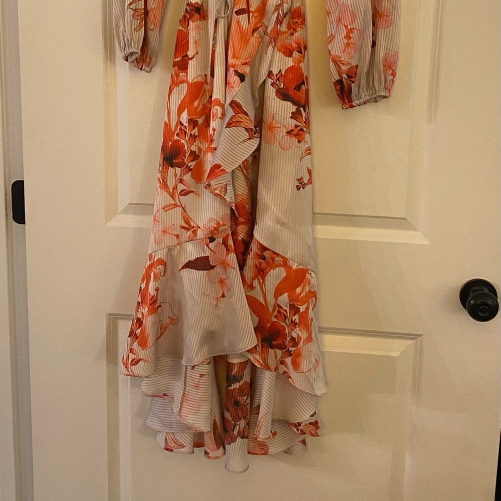 Chic Floral Long Sleeve Dress - Picture 3 of 4